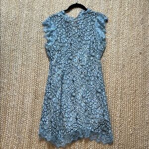 Topshop Blue Lace Dress